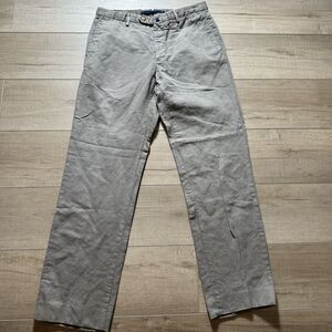 NICE Incotex Trouser Mens 32x32 Gray Chinolino Classic Straight Leg Casual Pants